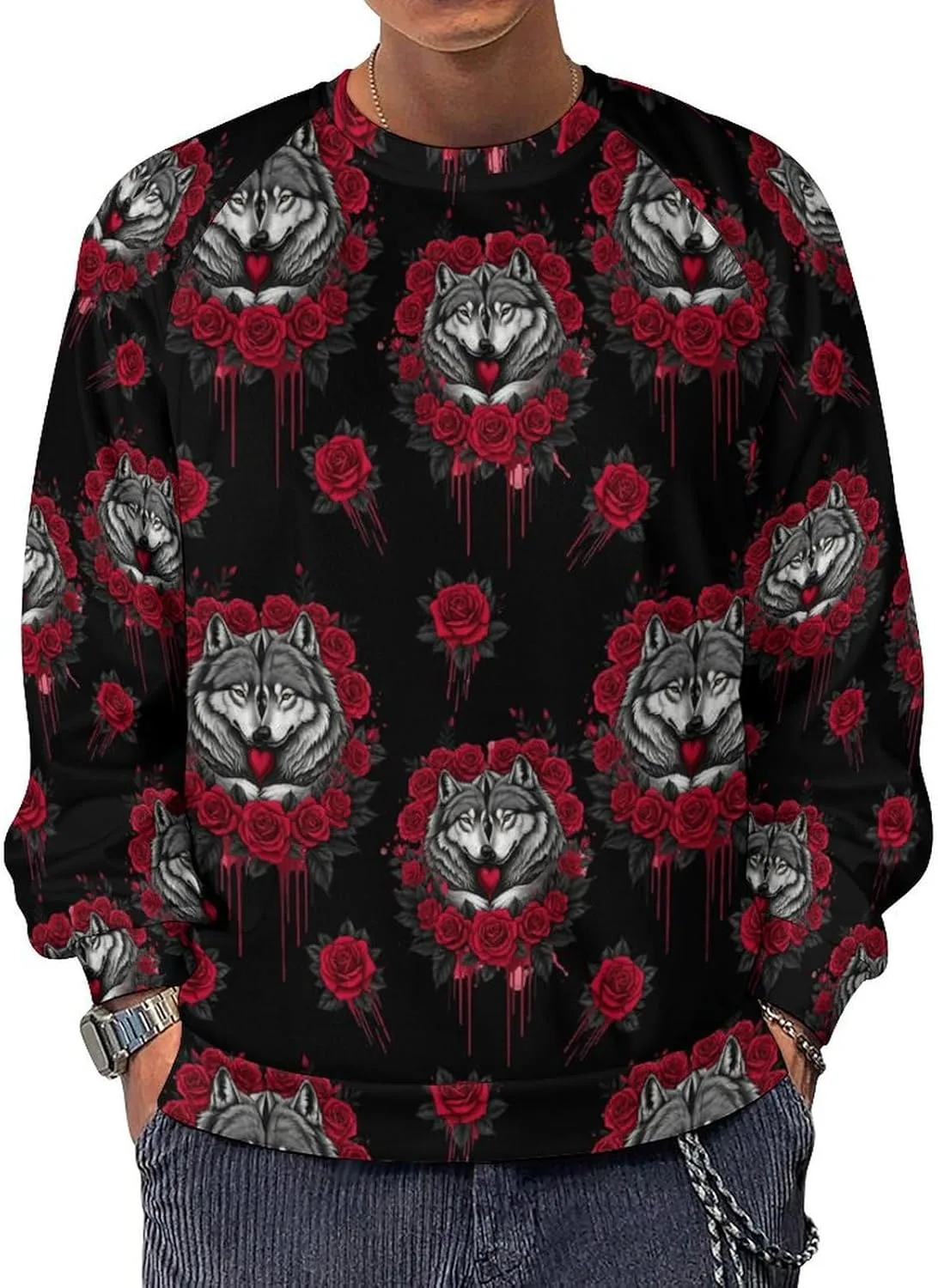 Мужская осенняя толстовка Red Snake с длинными рукавами TAIZIYEAH
Мужская осенняя толстовка Red Snake с длинными рукавами TAIZIYEAH