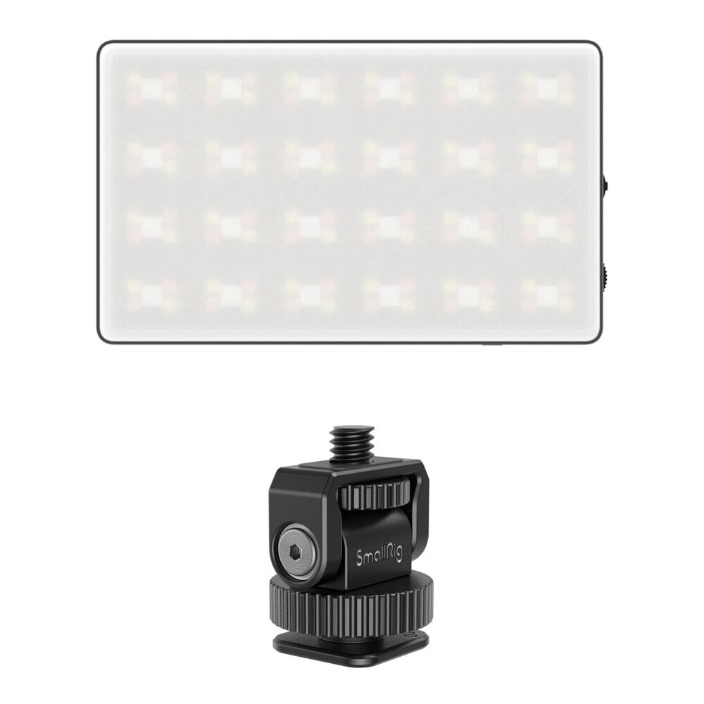 Компактный светодиодный светильник RGB SmallRig RM120 с мини-адаптером «холодный башмак» на 1/4''-20
Компактный светодиодный светильник RGB SmallRig RM120 с мини-адаптером «холодный башмак» на 1/4''-20