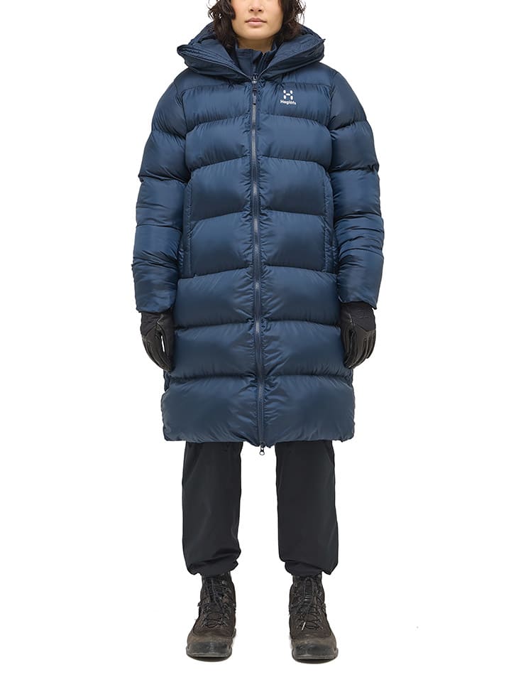 Пуховик Haglöfs Wintermantel Long Mimic, темно-синий
Пуховик Haglöfs Wintermantel Long Mimic, темно-синий