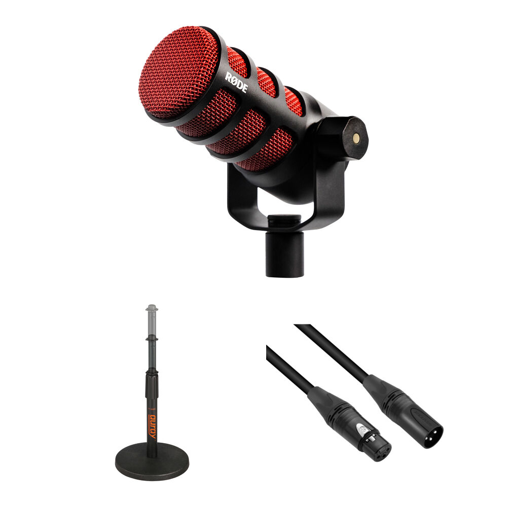 Динамический микрофон RODE PodMic 1-Person Podcasting Microphone Kit with Desktop
Динамический микрофон RODE PodMic 1-Person Podcasting Microphone Kit with Desktop