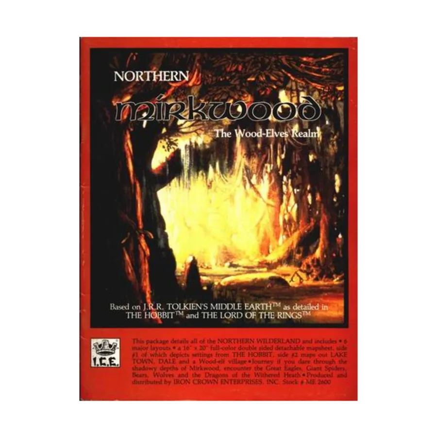 Модуль Northern Mirkwood the Wood-Elves Realm (2nd Printing, Orange Cover), Middle-Earth Role Playing (MERP) (1st Edition) - Campaign Books
Модуль Northern Mirkwood the Wood-Elves Realm (2nd Printing, Orange Cover), Middle-Earth Role Playing (MERP) (1st Edition) - Campaign Books