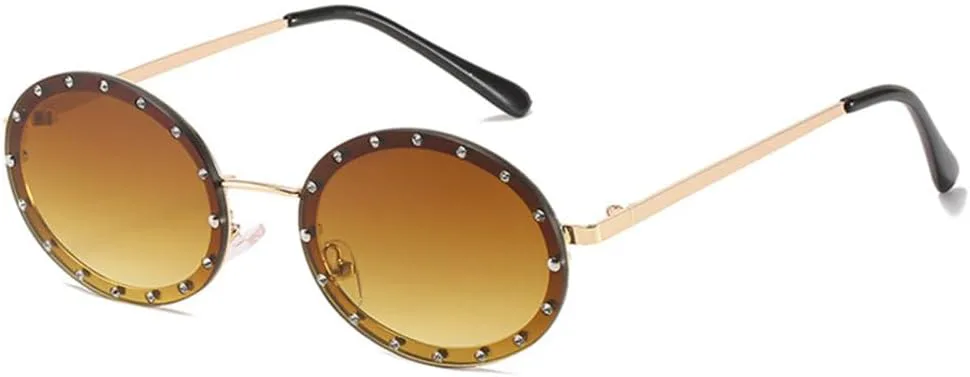 Женские солнцезащитные очки MUTYNE с оправой без рамок, круглые, с металлическим каркасом, черные и розовые, винтажные, с защитой от УФ-излучения UV400, 3
Женские солнцезащитные очки MUTYNE с оправой без рамок, круглые, с металлическим каркасом, черные и розовые, винтажные, с защитой от УФ-излучения UV400, 3