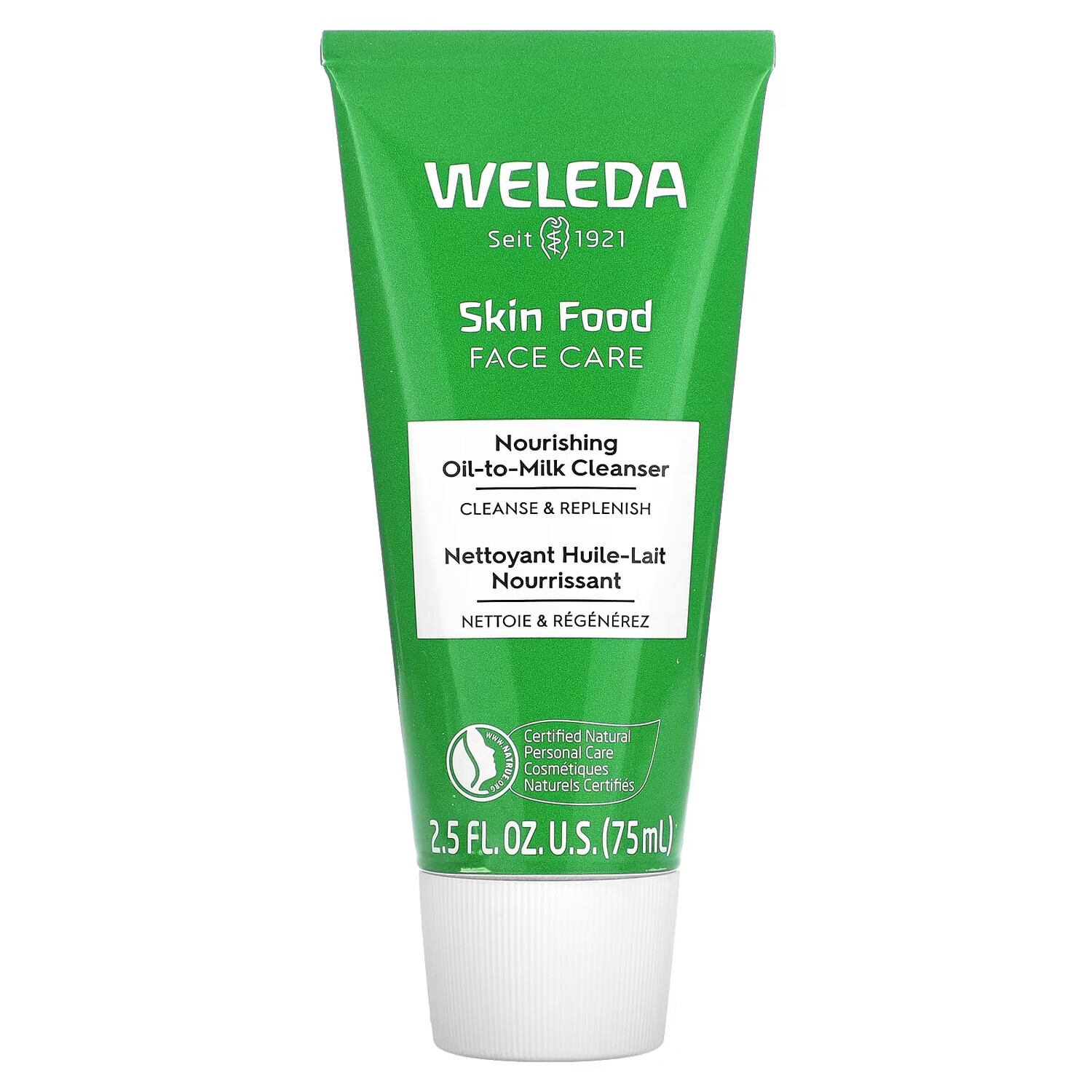 Weleda Skin Food Face Care Питательное очищающее средство на основе масла и молока, 2,5 жидких унции (75 мл)
Weleda Skin Food Face Care Питательное очищающее средство на основе масла и молока, 2,5 жидких унции (75 мл)