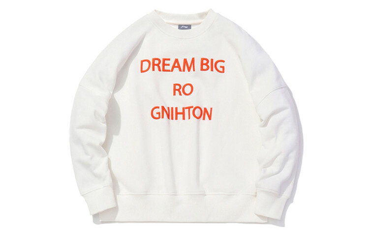 Свитшот женский молочно-белый Lining 
Свитшот женский молочно-белый Lining