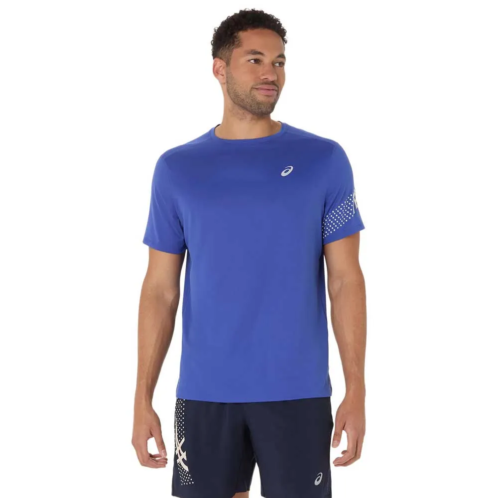 Футболка с коротким рукавом спортивная Asics Icon, синий 
Футболка с коротким рукавом спортивная Asics Icon, синий