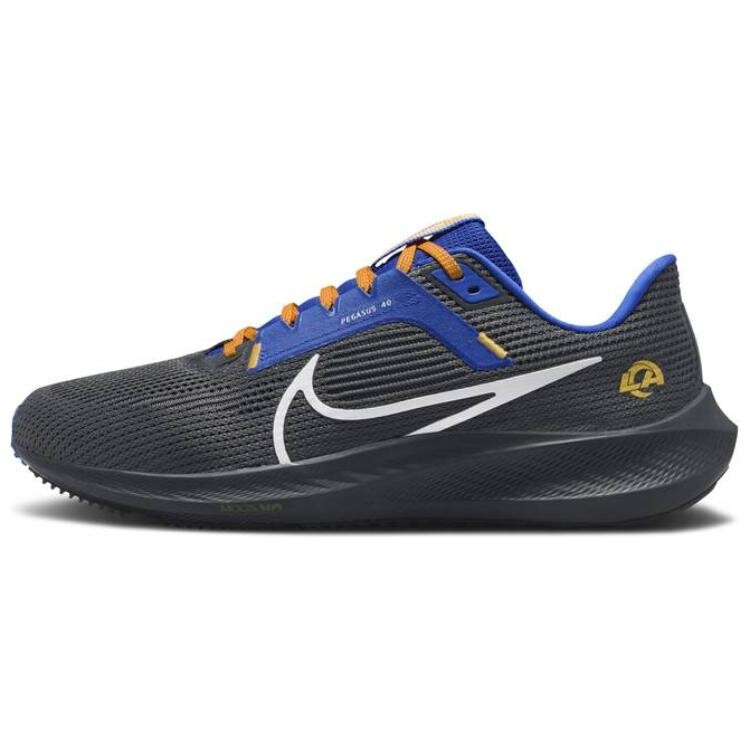 Кроссовки Nike Pegasus 40 Los Angeles Rams, черный/белый/синий
Кроссовки Nike Pegasus 40 Los Angeles Rams, черный/белый/синий