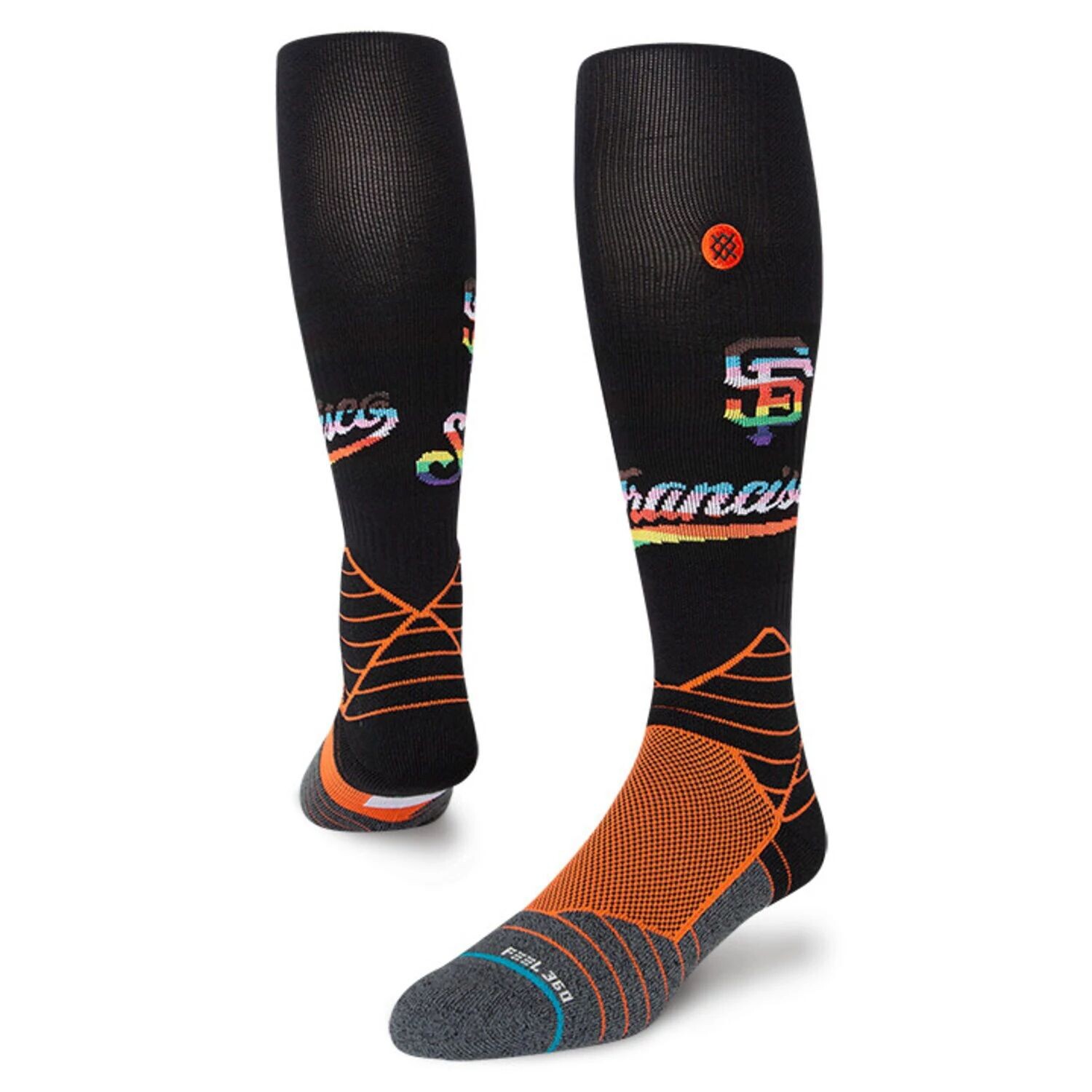 Мужские носки Stance черного/оранжевого цвета San Francisco Giants Pride Diamond Pro Over the Cales
Мужские носки Stance черного/оранжевого цвета San Francisco Giants Pride Diamond Pro Over the Cales