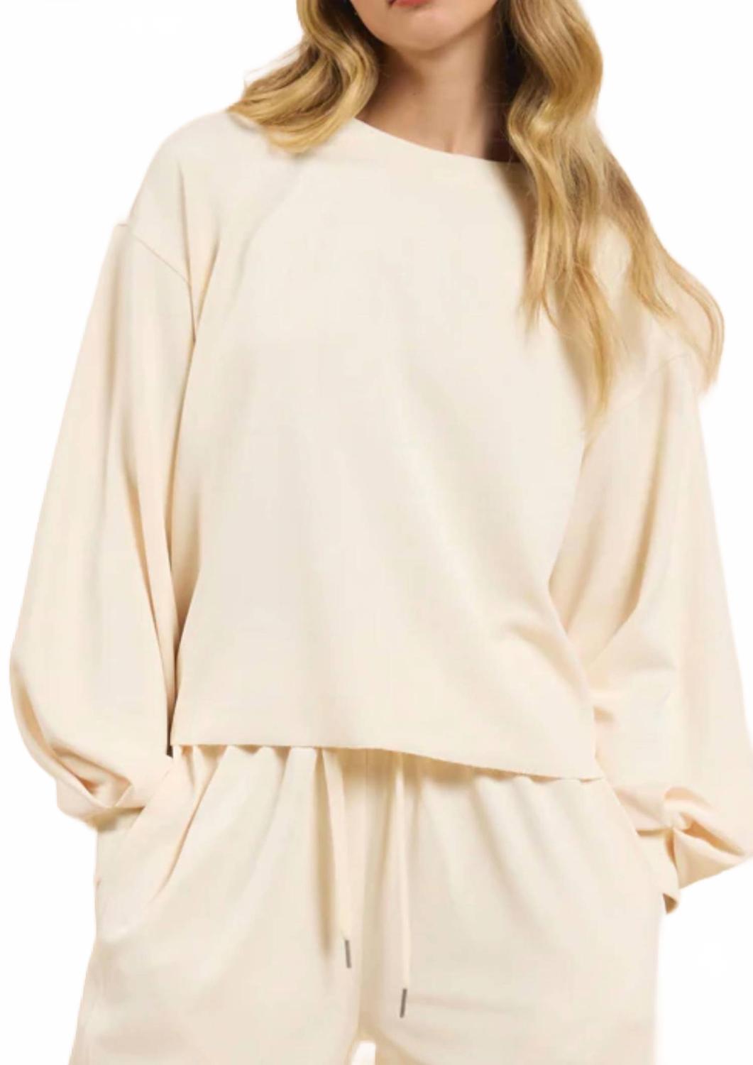 Свитшот White Noise в кремовом цвете Sadie & Sage
Свитшот White Noise в кремовом цвете Sadie & Sage