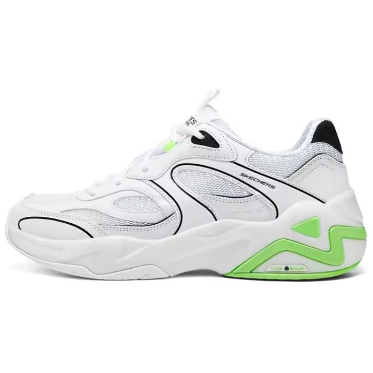 Кроссовки Skechers Chunky Sneakers Men Low-top White/Green/Black, белый/желтый
Кроссовки Skechers Chunky Sneakers Men Low-top White/Green/Black, белый/желтый