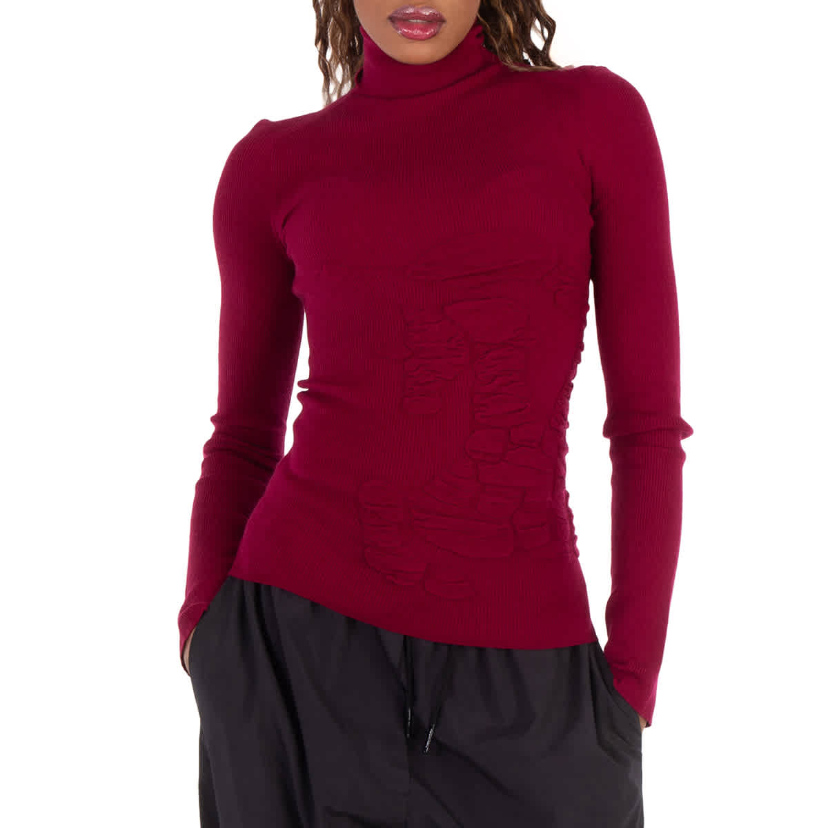 Барберри Свитер с воротником-стойкой и мотивом рыцаря-всадника, размер XS Burberry, Ripple 
Барберри Свитер с воротником-стойкой и мотивом рыцаря-всадника, размер XS Burberry, Ripple