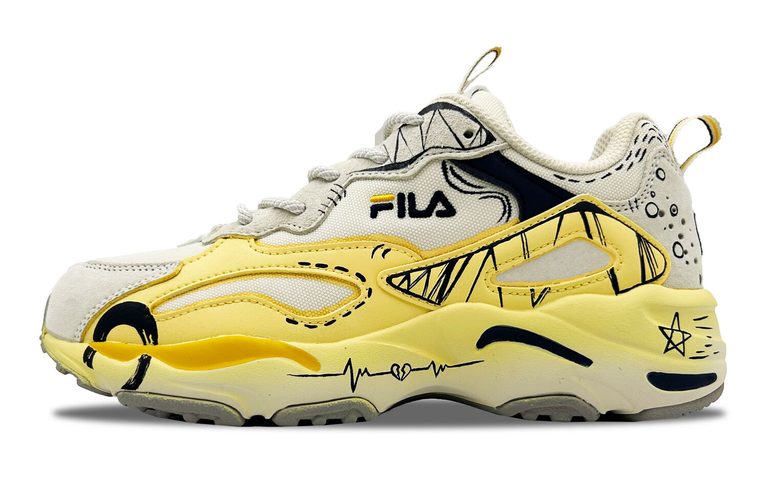 Кроссовки FILA Ray Tracer Chunky Sneakers Unisex Low-top Beige/yellow/black, цвет Lemon
Кроссовки FILA Ray Tracer Chunky Sneakers Unisex Low-top Beige/yellow/black, цвет Lemon