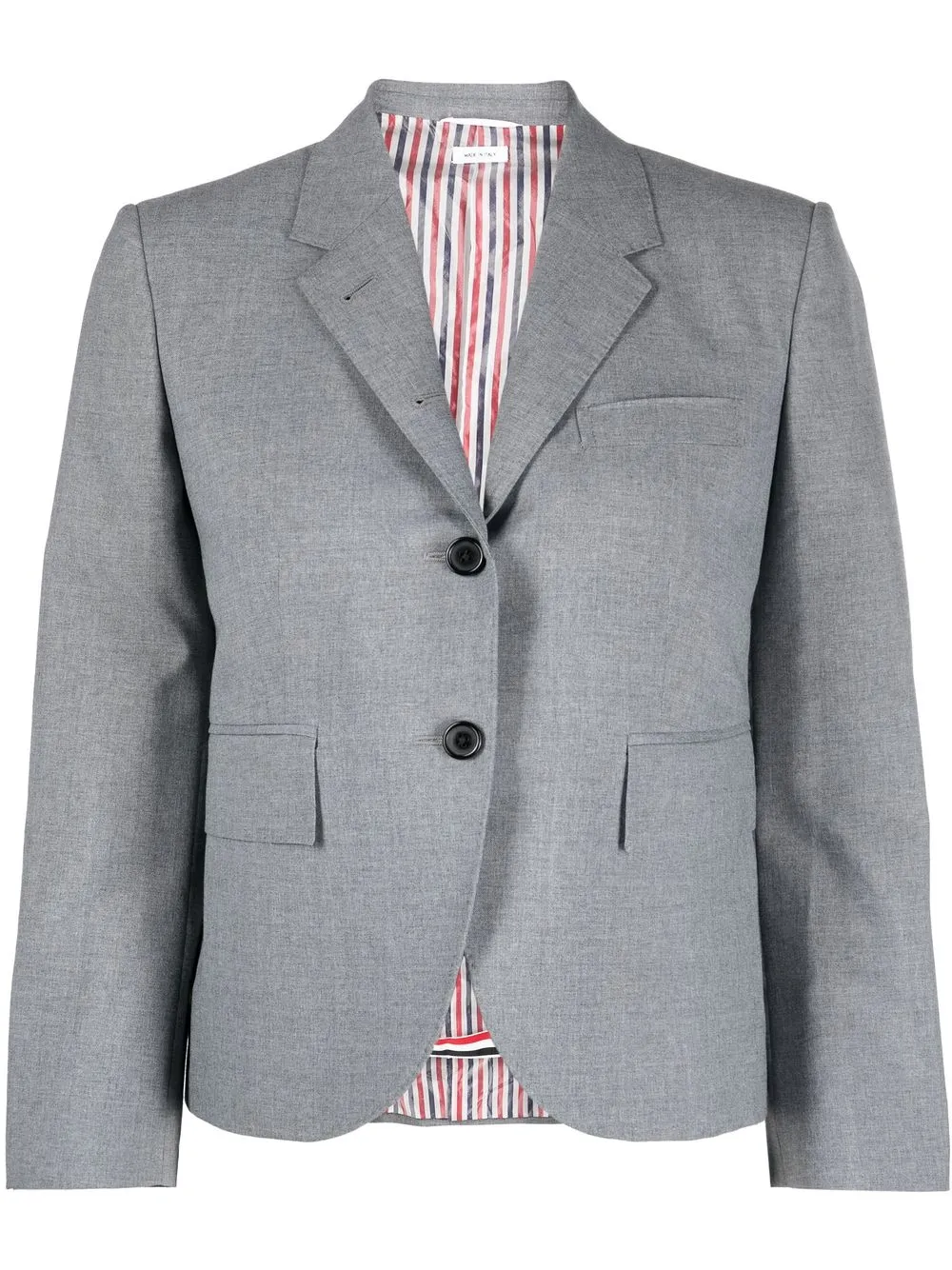 Укороченный блейзер THOM BROWNE, серый
Укороченный блейзер THOM BROWNE, серый