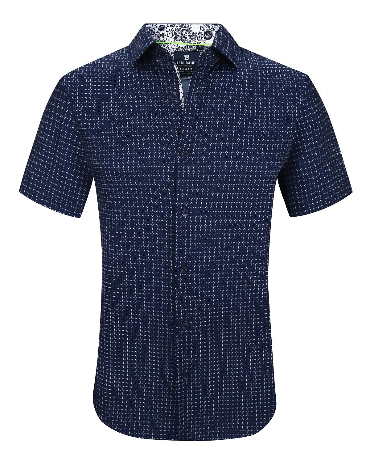 Мужская приталенная классическая рубашка на пуговицах с короткими рукавами Tom Baine
Мужская приталенная классическая рубашка на пуговицах с короткими рукавами Tom Baine