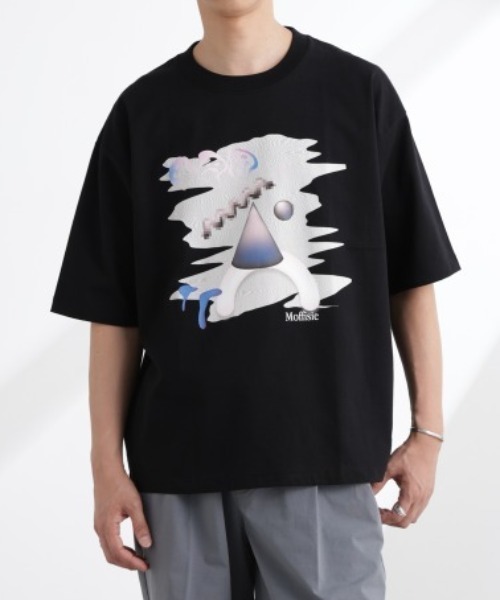 Футболка с коротким рукавом, оригинальный принт NANO universe, черный
Футболка с коротким рукавом, оригинальный принт NANO universe, черный