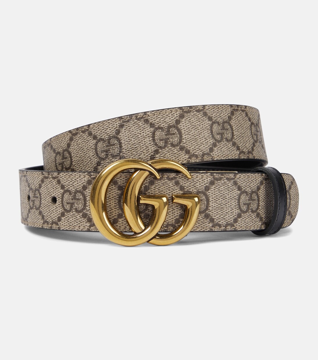 Двусторонний ремень из ткани GG Supreme Gucci, бежевый
Двусторонний ремень из ткани GG Supreme Gucci, бежевый