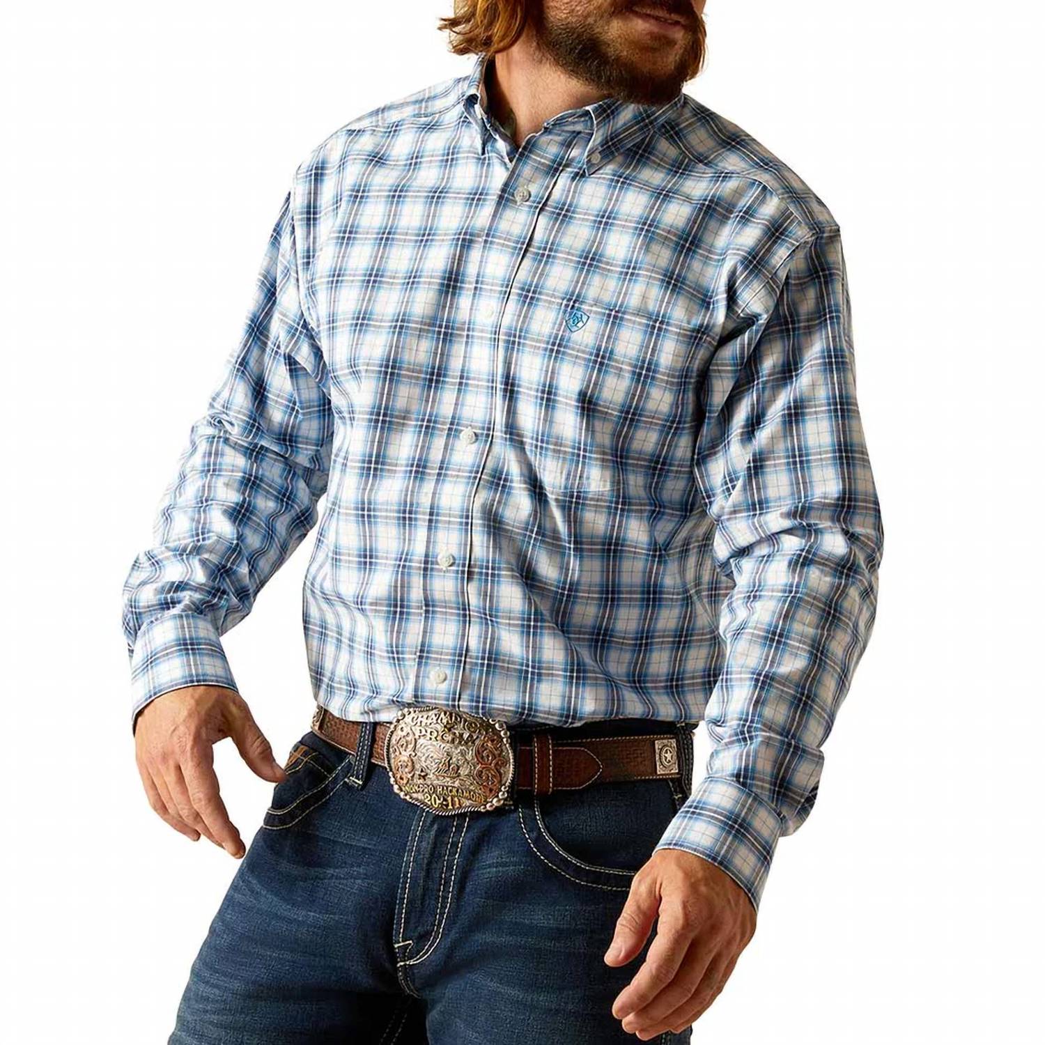 Рубашка Pro Series Phoenix Classic Fit синего цвета ARIAT
Рубашка Pro Series Phoenix Classic Fit синего цвета ARIAT