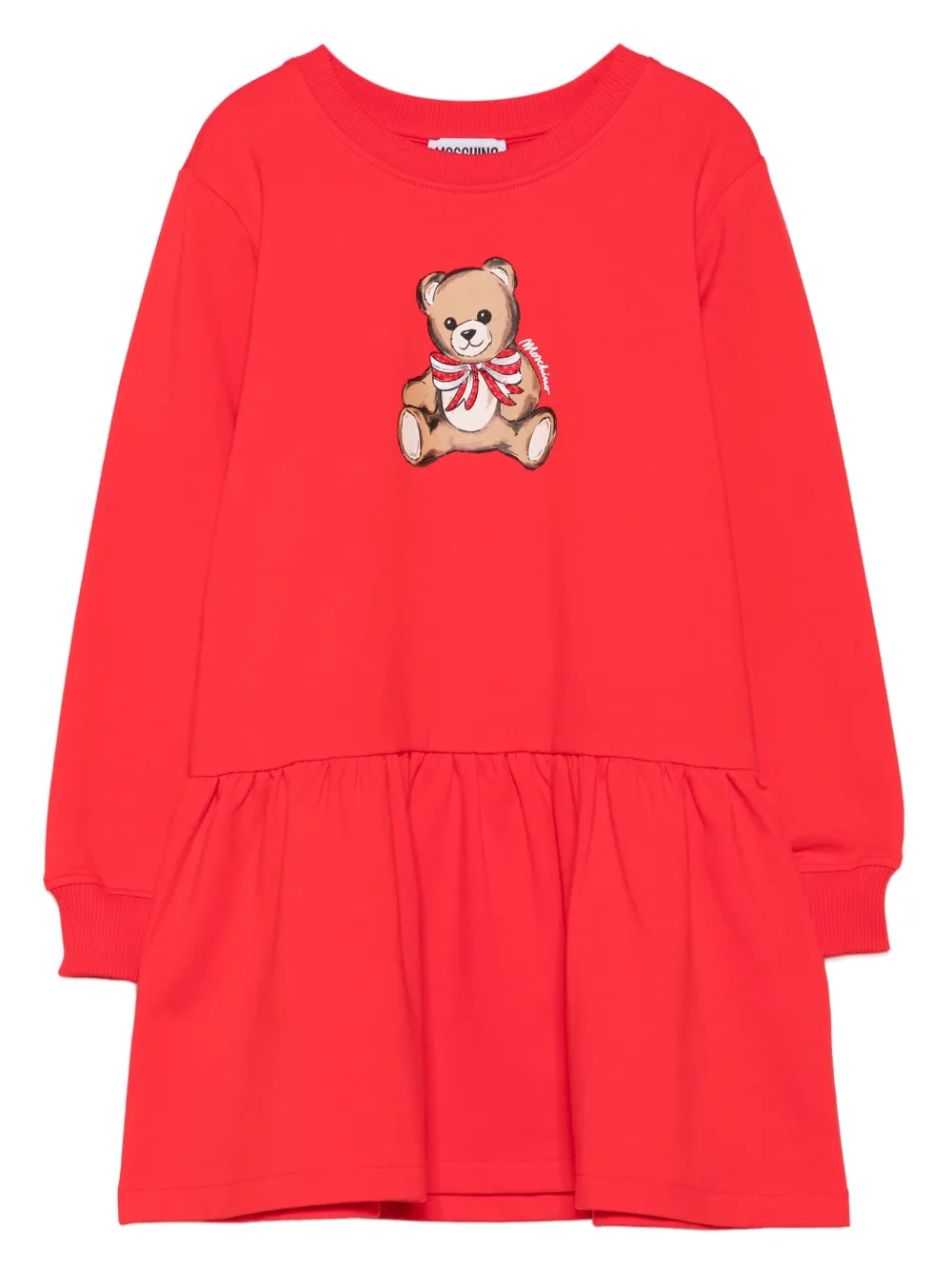 Платье с принтом Teddy Bear Moschino Kids, красный
Платье с принтом Teddy Bear Moschino Kids, красный