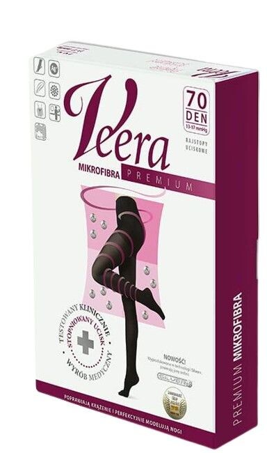 Компрессионные колготки Veera Rajstopy Przeciwżylakowe 70 DEN Microfibra Kolor Melanż, 1
Компрессионные колготки Veera Rajstopy Przeciwżylakowe 70 DEN Microfibra Kolor Melanż, 1