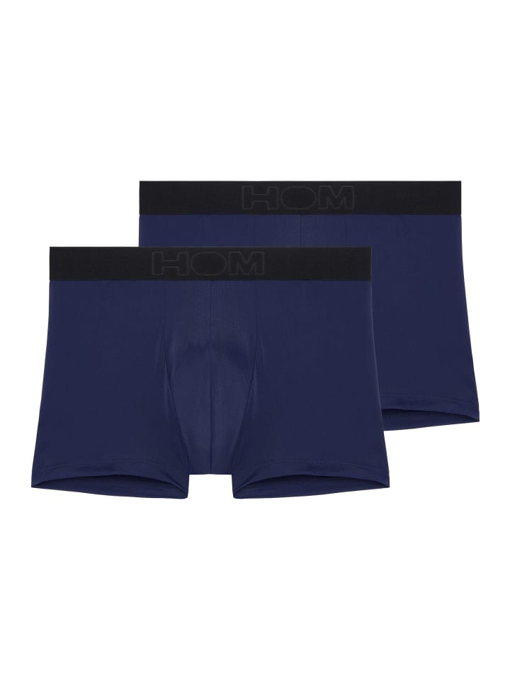 Ретро шорты/брюки Supersoft темно-синего цвета HOM
Ретро шорты/брюки Supersoft темно-синего цвета HOM