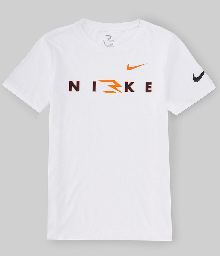 Футболка с короткими рукавами и надписью Nike 3BRAND By Russell Wilson Big Boys 8–20, белый
Футболка с короткими рукавами и надписью Nike 3BRAND By Russell Wilson Big Boys 8–20, белый