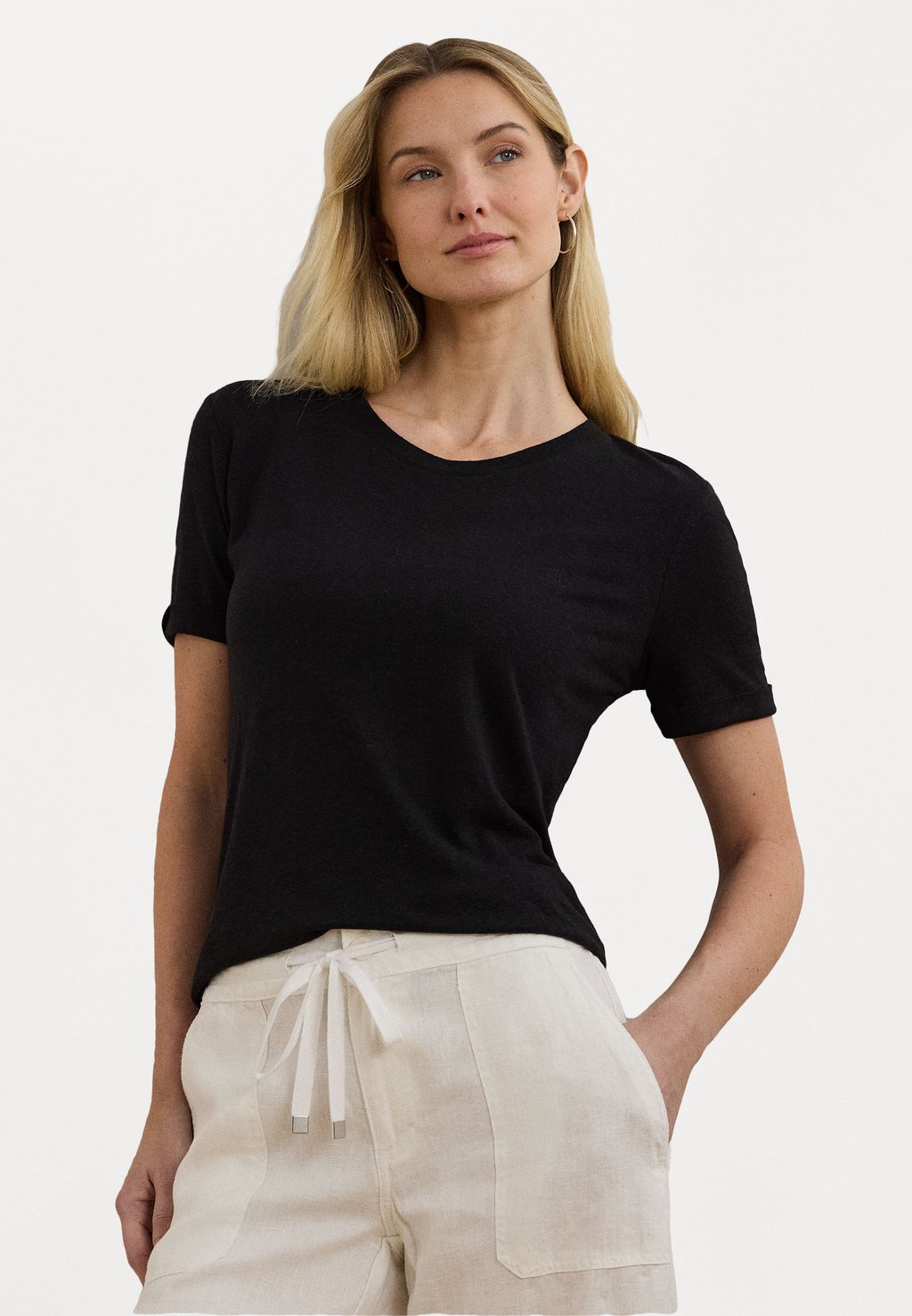 Футболка с принтом LINEN BLEND JERSEY SHORT SLEEVE TEE Lauren Ralph Lauren, черный
Футболка с принтом LINEN BLEND JERSEY SHORT SLEEVE TEE Lauren Ralph Lauren, черный
