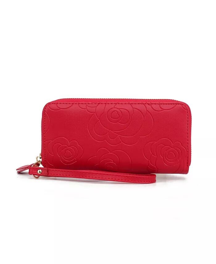 Кошелек Ellie из натурального материала с тиснением цветов на ремешке от Mia K Mkf Collection, красный
Кошелек Ellie из натурального материала с тиснением цветов на ремешке от Mia K Mkf Collection, красный