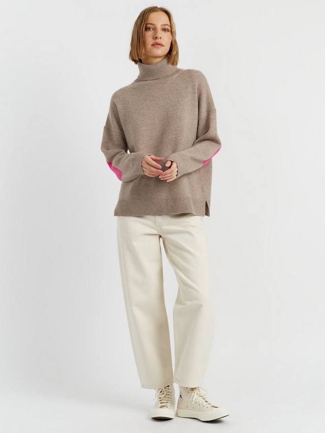 Свитер с налокотниками из шерсти и кашемира Chinti & Parker, Warm Oatmeal
Свитер с налокотниками из шерсти и кашемира Chinti & Parker, Warm Oatmeal