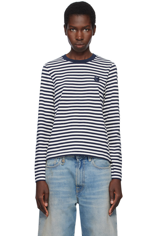 Футболка с лисьей головой и полосками Bold fox Maison Kitsuné, мультиколор
Футболка с лисьей головой и полосками Bold fox Maison Kitsuné, мультиколор