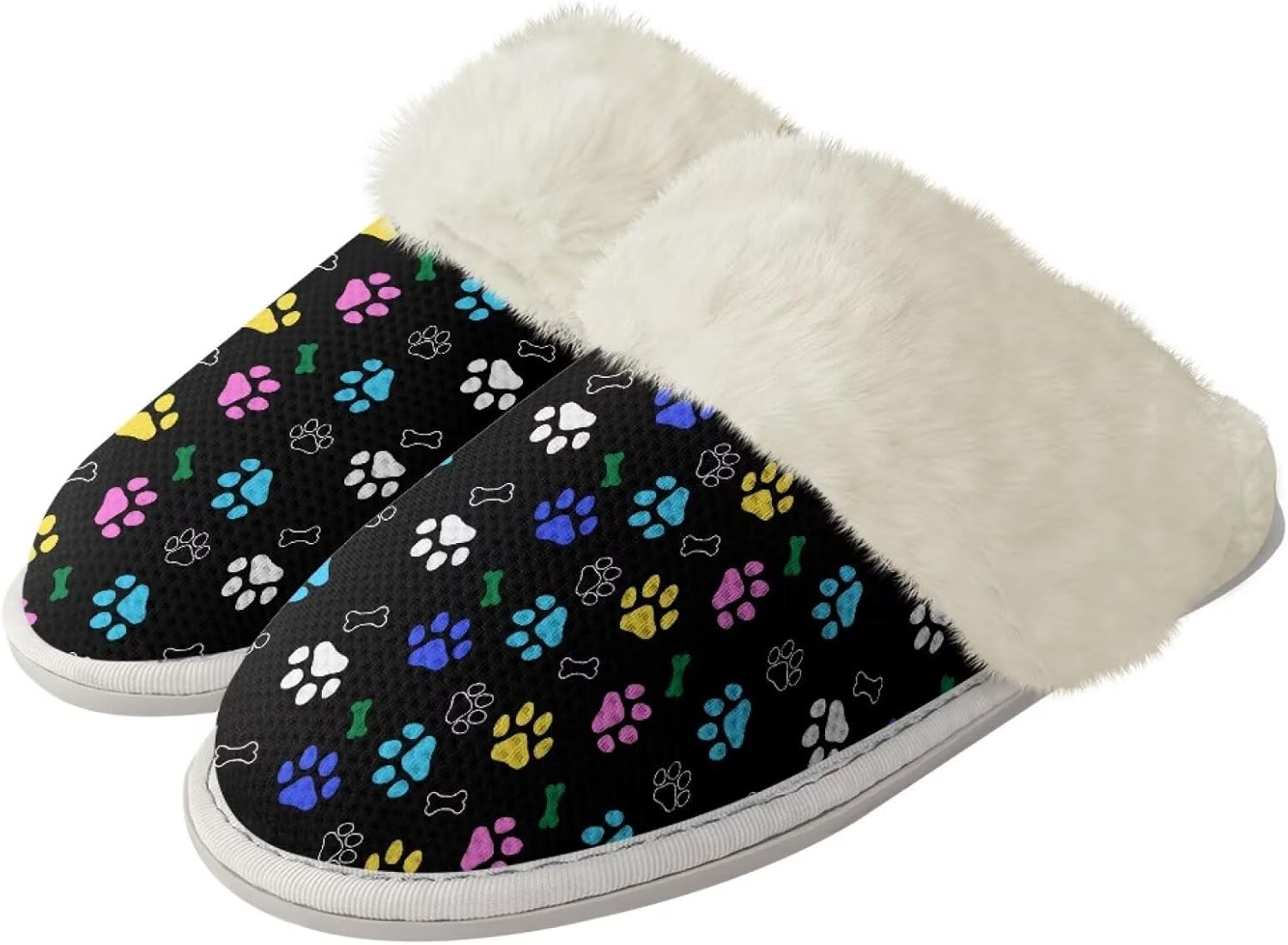 Мягкие тапочки для женщин и мужчин, зимние теплые домашние тапочки на скользкой подошве, унисекс, мягкие плюшевые, закрытый носок, для дома, ванной или отеля Watdotory, Colorful Dog Paw Bone
Мягкие тапочки для женщин и мужчин, зимние теплые домашние тапочки на скользкой подошве, унисекс, мягкие плюшевые, закрытый носок, для дома, ванной или отеля Watdotory, Colorful Dog Paw Bone