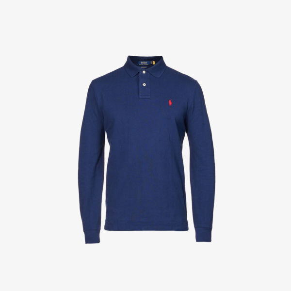 Рубашка-поло приталенного кроя из хлопкового пике с длинными рукавами и вышитым логотипом Polo Ralph Lauren, цвет newport navy
Рубашка-поло приталенного кроя из хлопкового пике с длинными рукавами и вышитым логотипом Polo Ralph Lauren, цвет newport navy