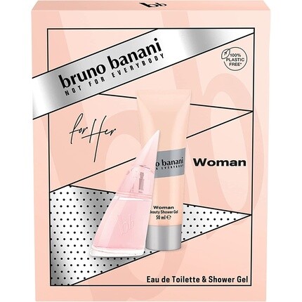 Bruno Banani Woman Eau De Toilette 30ml And Shower Gel 50ml Gift Pack
Bruno Banani Woman Eau De Toilette 30ml And Shower Gel 50ml Gift Pack