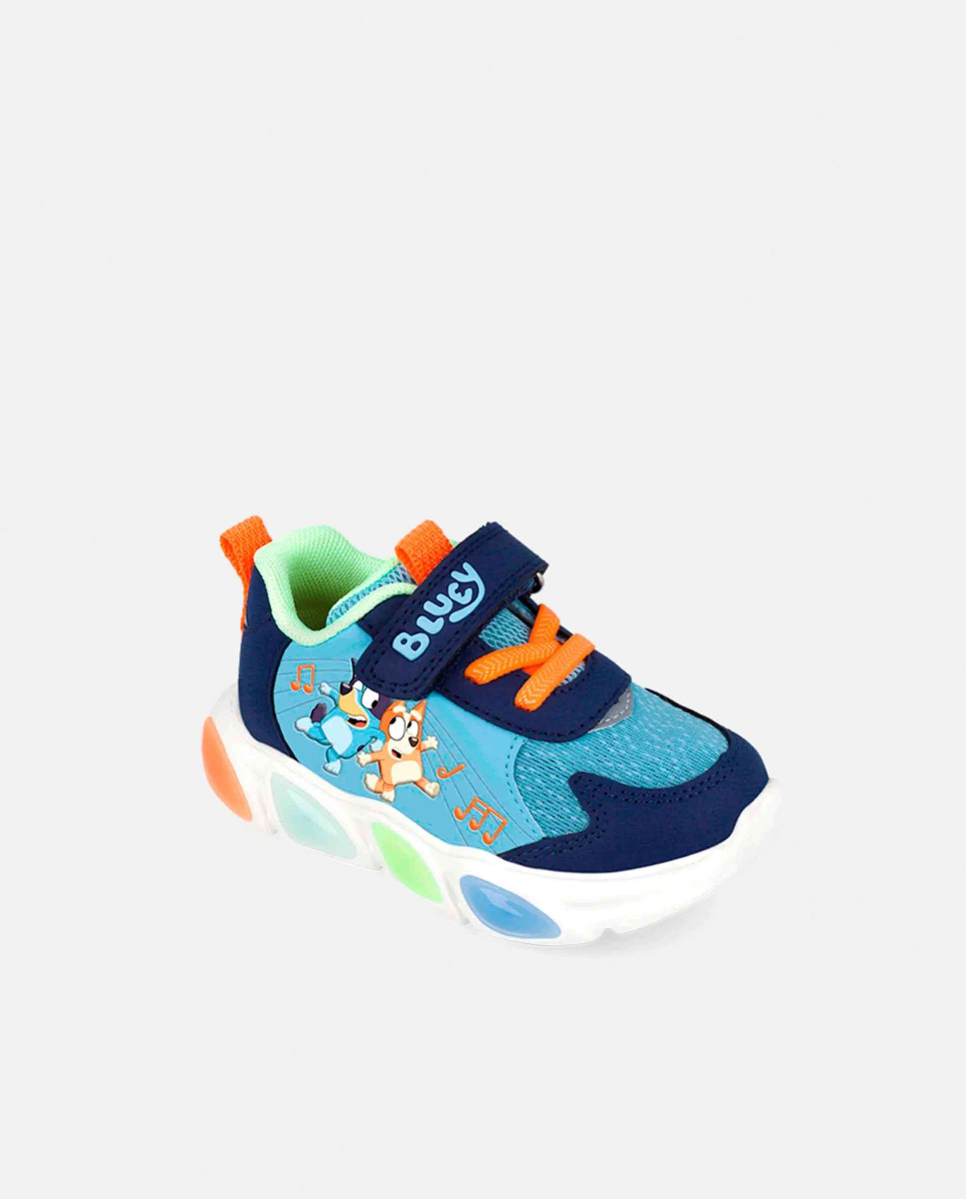 Детские кроссовки Bluey со светящимися элементами, резинкой и липучкой Garvalín, синий
Детские кроссовки Bluey со светящимися элементами, резинкой и липучкой Garvalín, синий