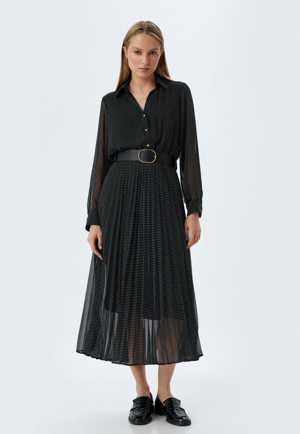 Платье-рубашка Koton, черный
Платье-рубашка Koton, черный