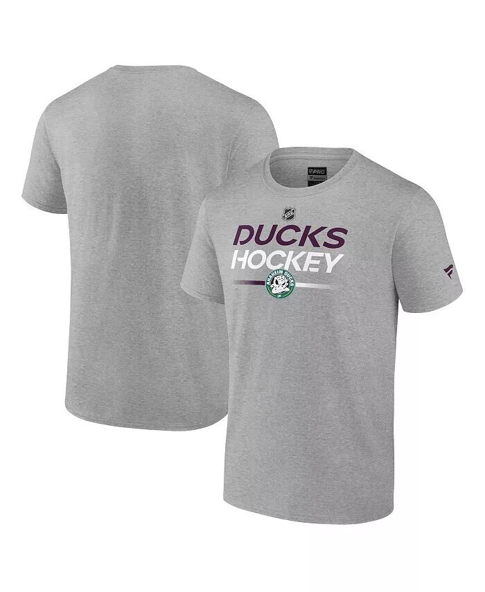 Мужская футболка с альтернативным логотипом Heather Grey Anaheim Ducks Authentic Pro Wordmark Fanatics, серый
Мужская футболка с альтернативным логотипом Heather Grey Anaheim Ducks Authentic Pro Wordmark Fanatics, серый