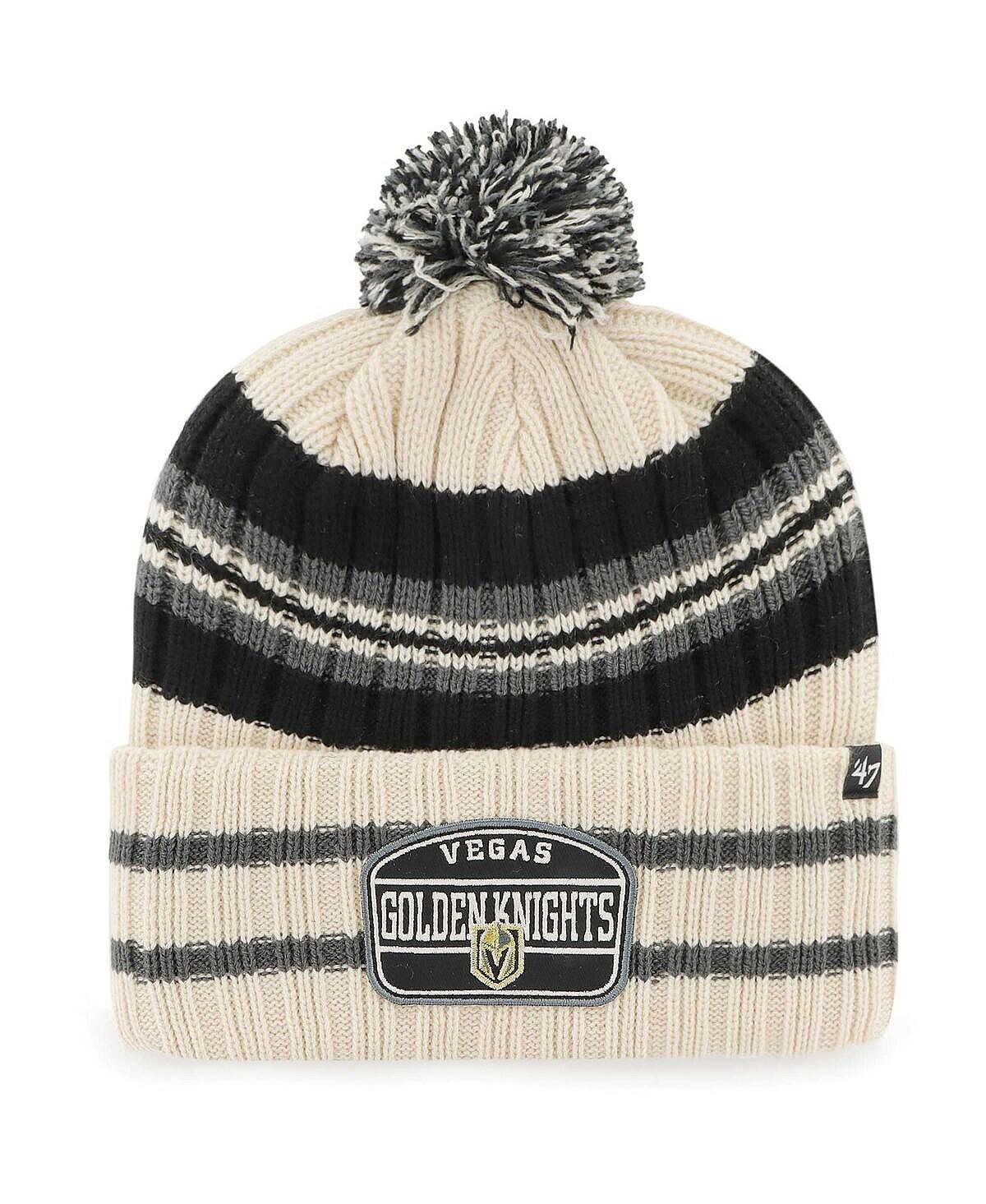 Мужская кремовая вязаная шапка с манжетами и помпоном Vegas Golden Knights Hone Patch '47 Brand
Мужская кремовая вязаная шапка с манжетами и помпоном Vegas Golden Knights Hone Patch '47 Brand