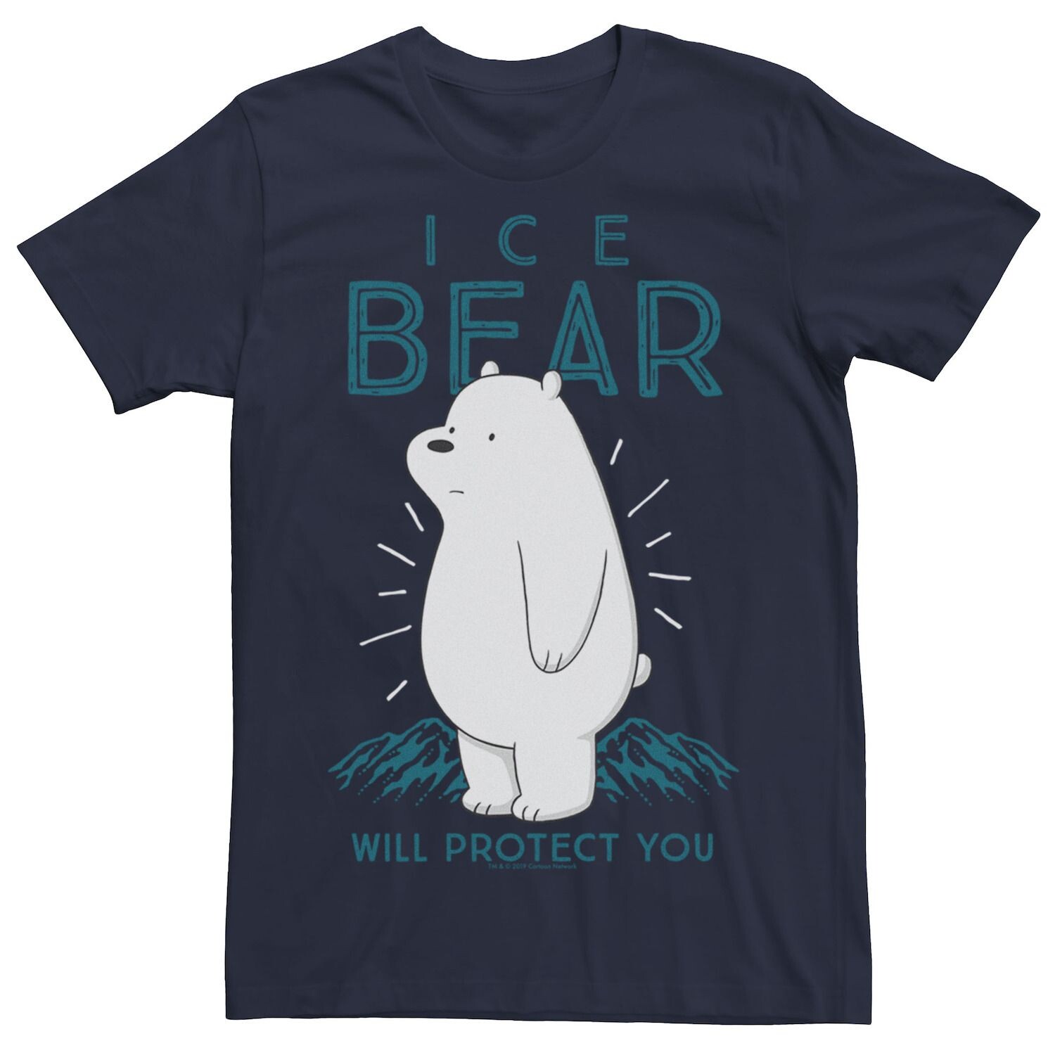 Мужская футболка Cartoon Network We Bare Bears Ice Bear Will Protect You Licensed Character, синий
Мужская футболка Cartoon Network We Bare Bears Ice Bear Will Protect You Licensed Character, синий
