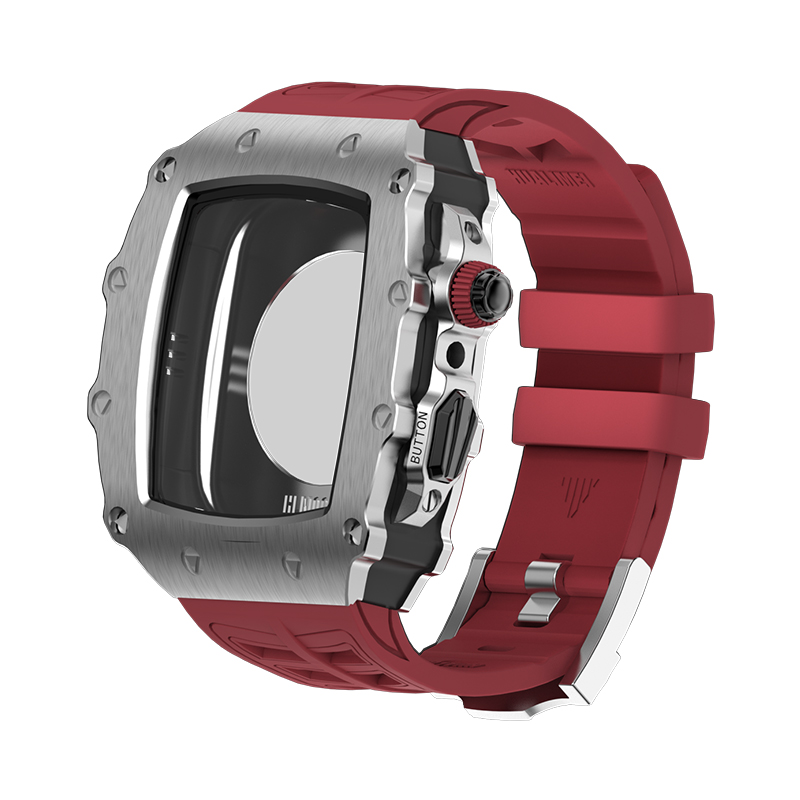 HUALIMEI Часы Protective Case Huawei Alloy Case Material 44/45mm S9/s8/s7/s6, Silver Case+Black Button+Red Strap
HUALIMEI Часы Protective Case Huawei Alloy Case Material 44/45mm S9/s8/s7/s6, Silver Case+Black Button+Red Strap