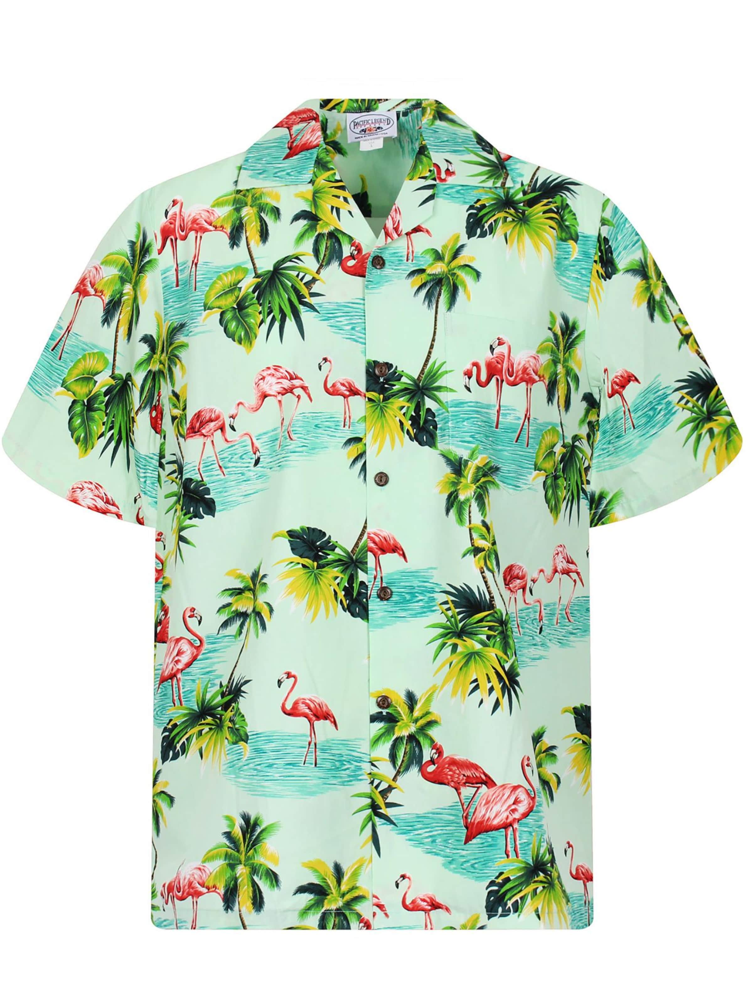 Pacific Legend Рубашка на пуговицах 'Flamingo' светлого зеленого цвета, Regular fit
Pacific Legend Рубашка на пуговицах 'Flamingo' светлого зеленого цвета, Regular fit