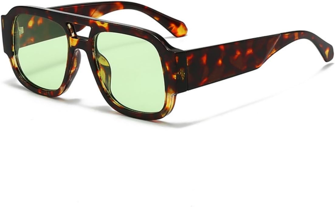 Модные ретро-солнцезащитные очки-авиаторы IKANOO большого размера для женщин и мужчин, роскошные дизайнерские очки в толстой оправе в стиле 70-х годов, квадратной формы, Tortoise Green
Модные ретро-солнцезащитные очки-авиаторы IKANOO большого размера для женщин и мужчин, роскошные дизайнерские очки в толстой оправе в стиле 70-х годов, квадратной формы, Tortoise Green