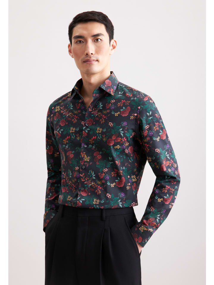 Рубашка делового кроя серого цвета Seidensticker
Рубашка делового кроя серого цвета Seidensticker