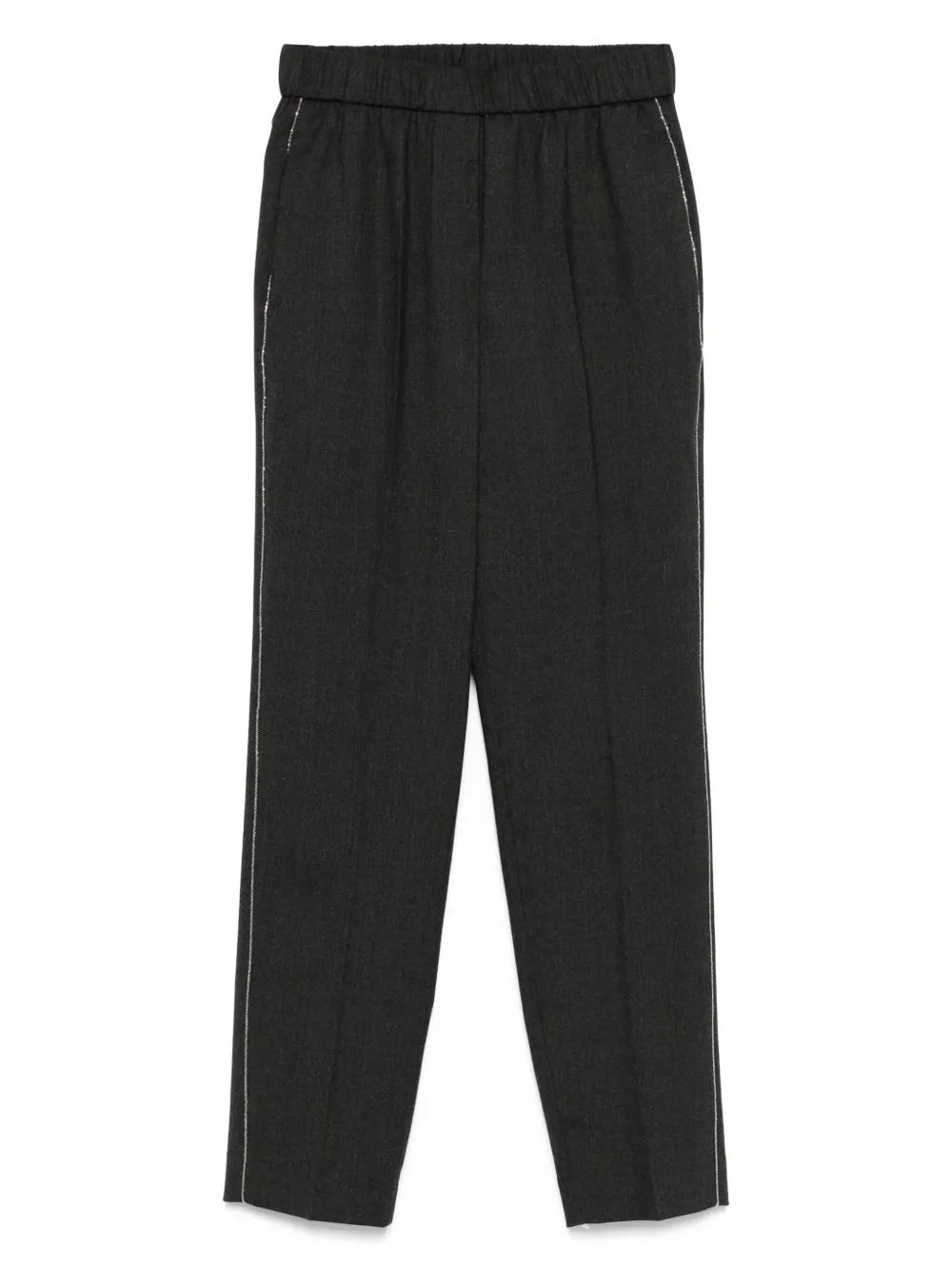 Брюки с эластичным поясом и лампасами Peserico, серый
Брюки с эластичным поясом и лампасами Peserico, серый