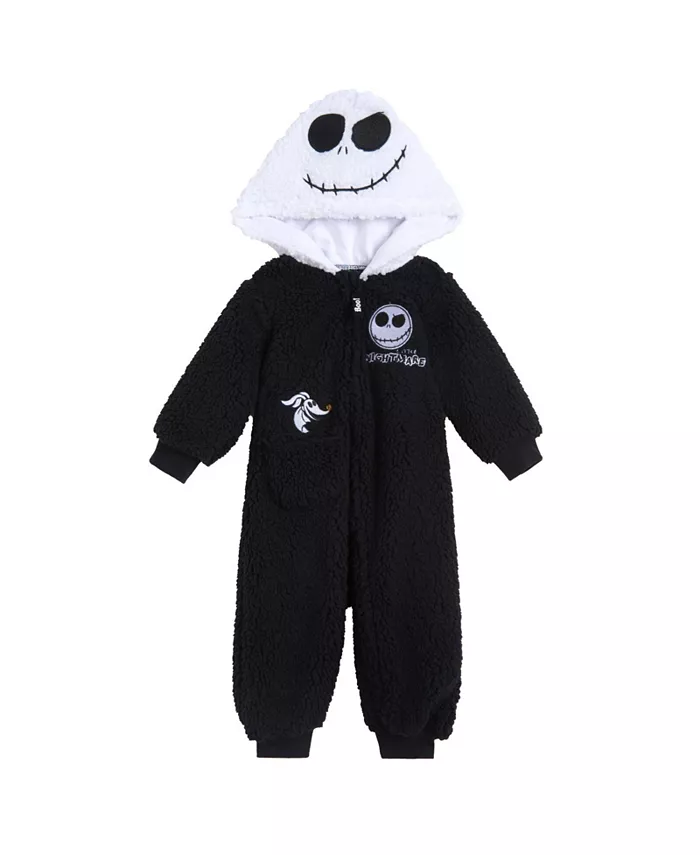 Детский комбинезон на молнии для мальчиков с уютным ворсом Sherpa Nightmare Before Christmas, черный
Детский комбинезон на молнии для мальчиков с уютным ворсом Sherpa Nightmare Before Christmas, черный