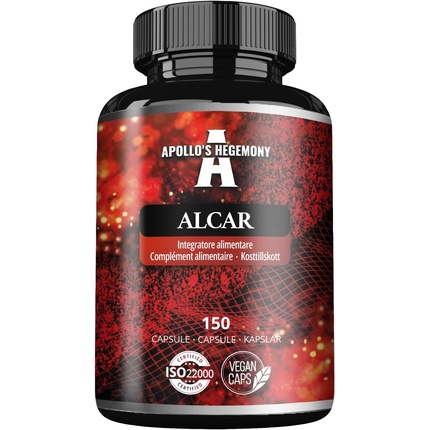 Ацетил L-карнитин HCl 550 мг 150 веганских капсул Apollo's Hegemony
Ацетил L-карнитин HCl 550 мг 150 веганских капсул Apollo's Hegemony