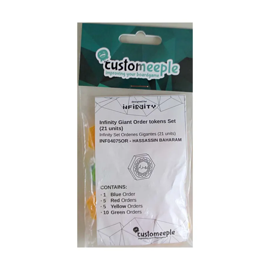 Жетоны гигантских секторальных приказов — Ассасин Бахарам, Infinity - Tokens, Markers & Templates (Customeeple)
Жетоны гигантских секторальных приказов — Ассасин Бахарам, Infinity - Tokens, Markers & Templates (Customeeple)