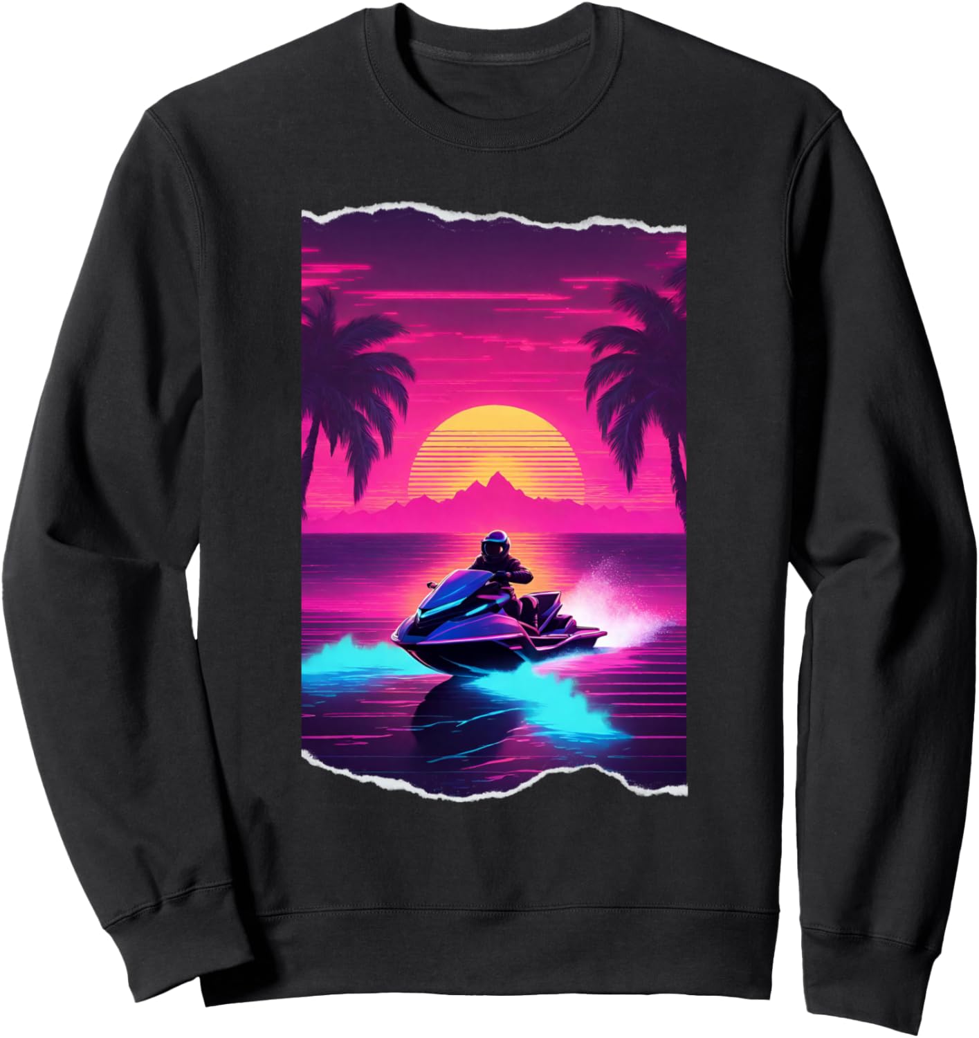 Толстовка в стиле 1980-х/Закат на гидроцикле/Синтвейв/Вейпорвейв, черная Jetski Sunset Synthwave/80Er/Retrofuturistisch
Толстовка в стиле 1980-х/Закат на гидроцикле/Синтвейв/Вейпорвейв, черная Jetski Sunset Synthwave/80Er/Retrofuturistisch