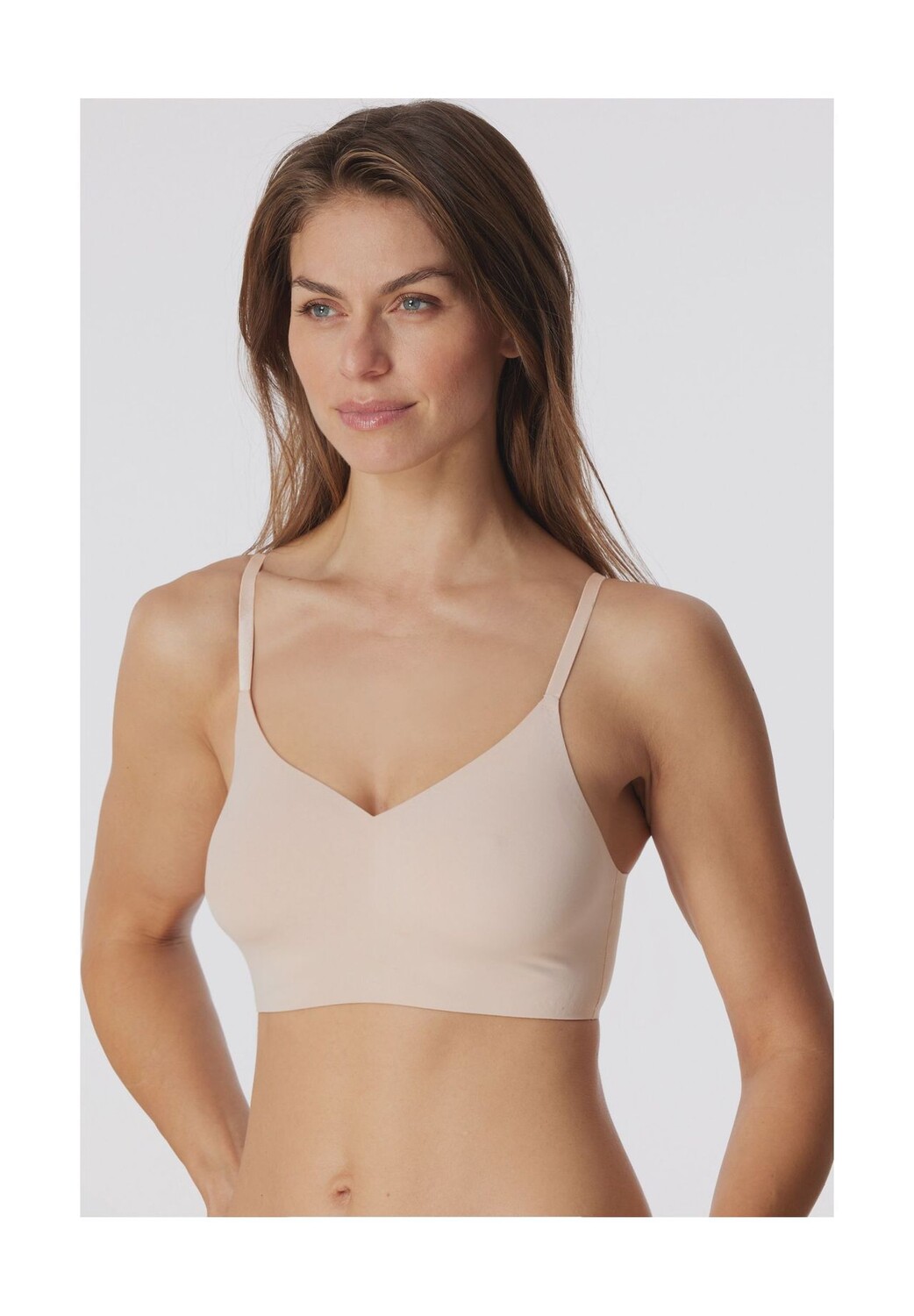 Невидимое мягкое бюстье со съемными подушечками и регулируемыми бретелями для женщин SCHIESSER, песочный
Невидимое мягкое бюстье со съемными подушечками и регулируемыми бретелями для женщин SCHIESSER, песочный