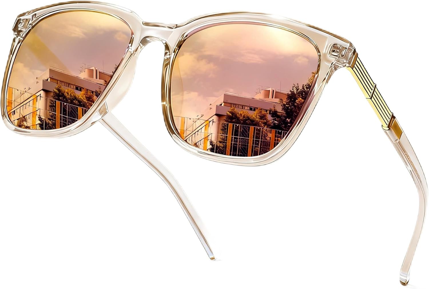 Солнцезащитные очки SIPHEW увеличенного квадратного размера для женщин | Легкие модные солнцезащитные очки со 100% защитой от УФ-излучения UV400 | Модные зеркальные линзы, A05-tea Frame,gold Rose Mirrored-lens
Солнцезащитные очки SIPHEW увеличенного квадратного размера для женщин | Легкие модные солнцезащитные очки со 100% защитой от УФ-излучения UV400 | Модные зеркальные линзы, A05-tea Frame,gold Rose Mirrored-lens