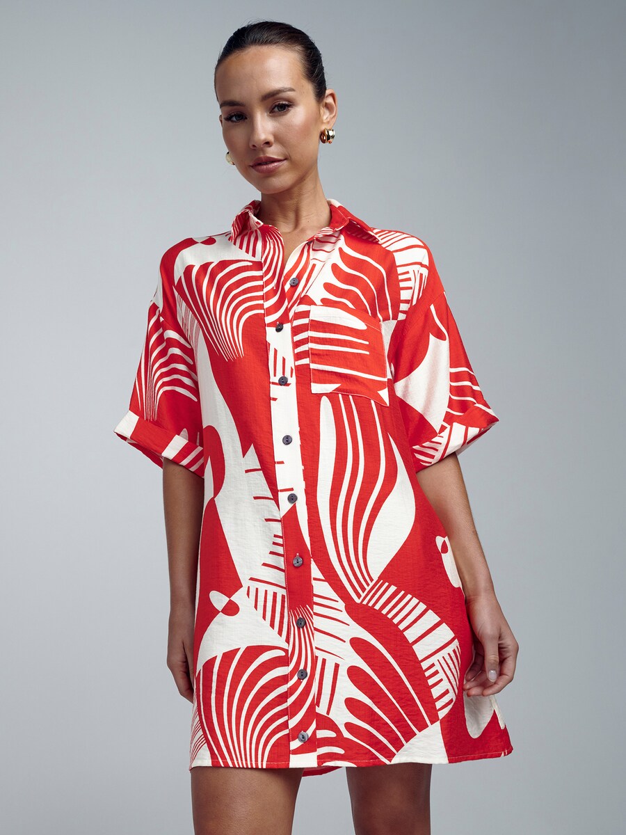 Платье-рубашка St MRLO Nessa, красный
Платье-рубашка St MRLO Nessa, красный