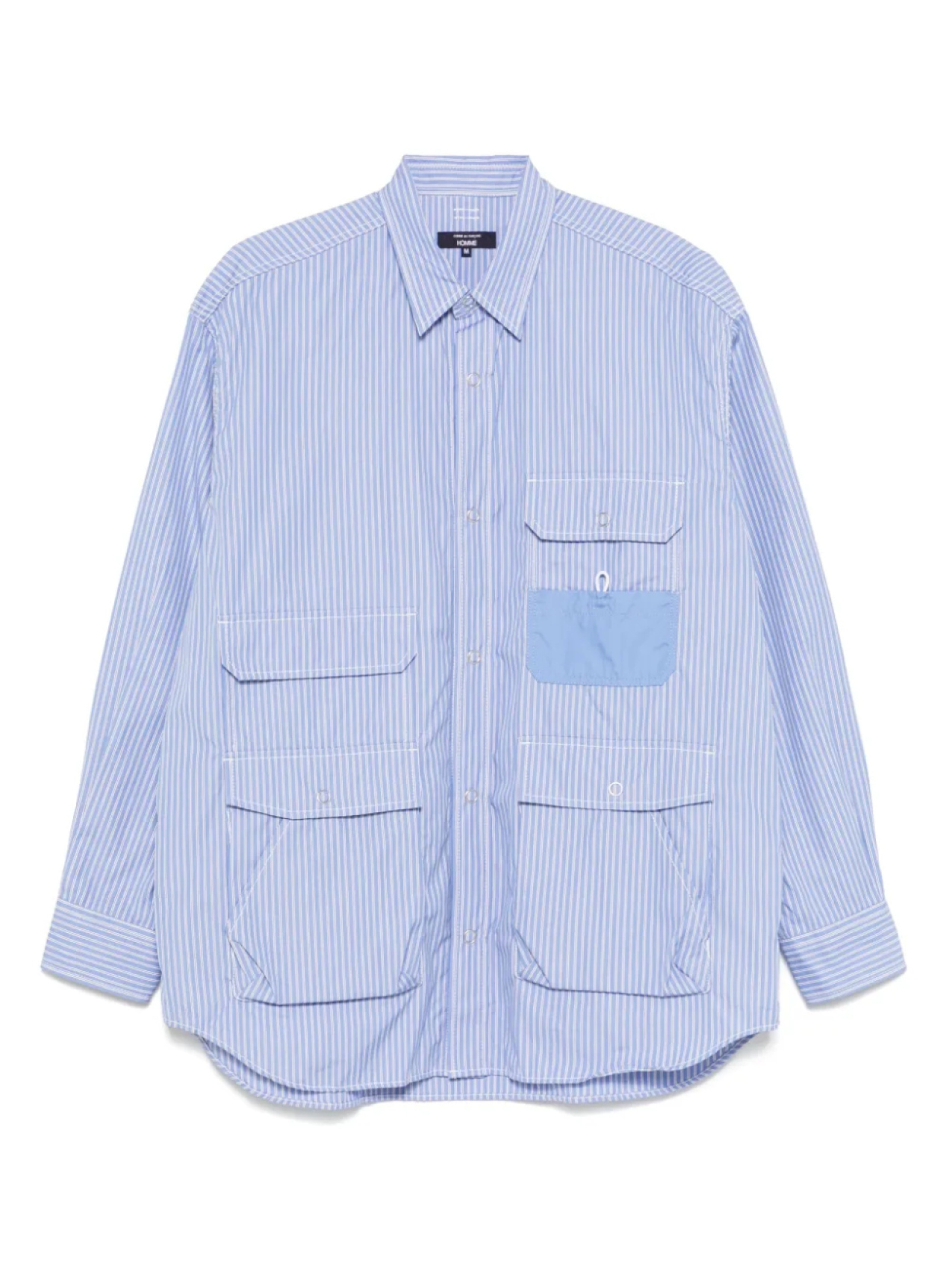 Рубашка в полоску Comme des Garçons Homme, синий 
Рубашка в полоску Comme des Garçons Homme, синий