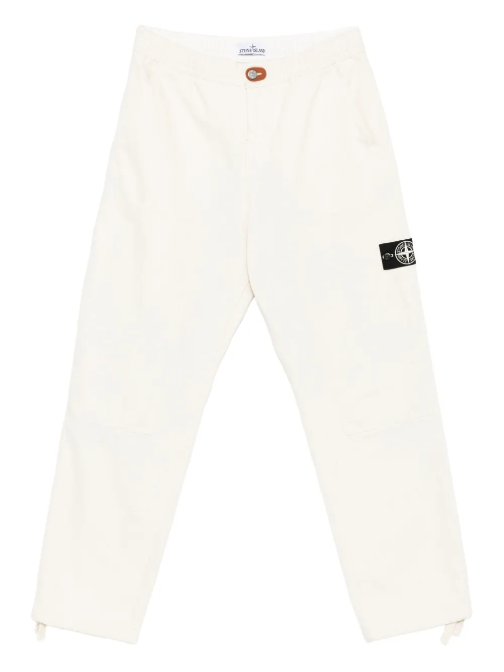 Брюки с кулиской и накладным карманом Stone Island, нейтральный
Брюки с кулиской и накладным карманом Stone Island, нейтральный